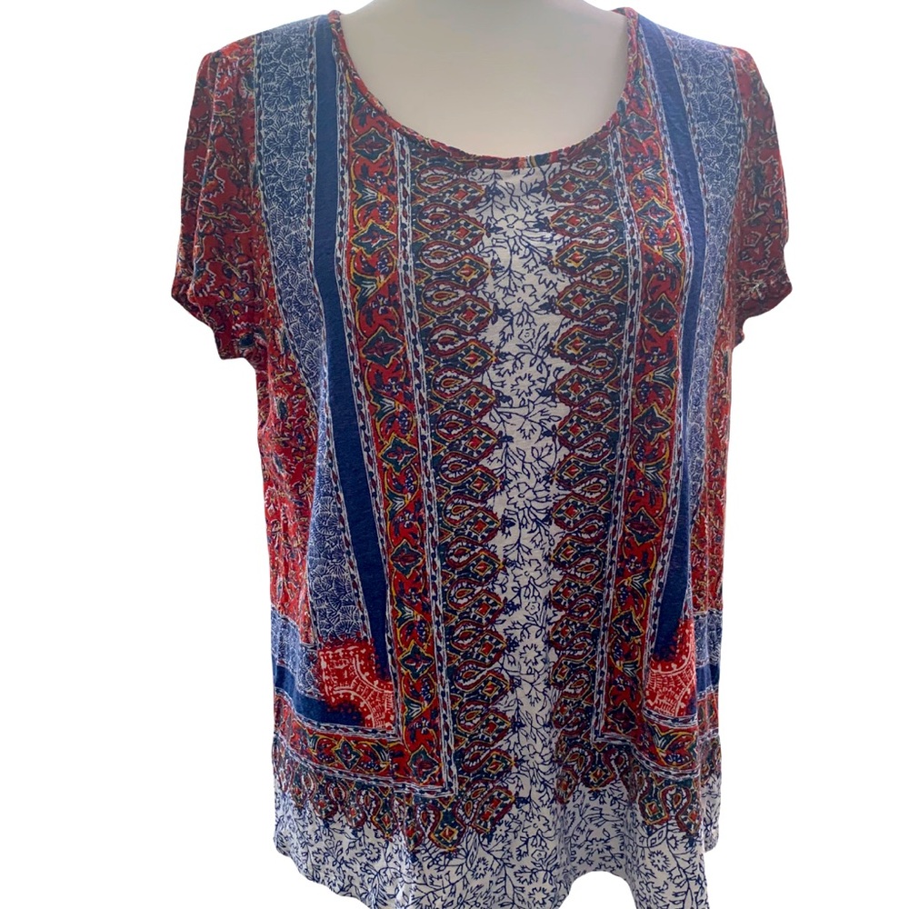 Lucky Brand Boho Blouse Size XL